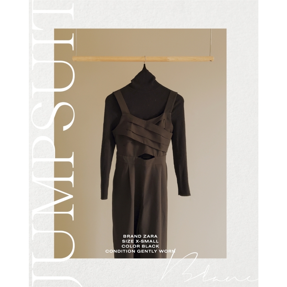 ZARA black jumpsuit